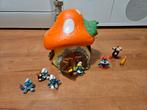 Smurfen huis / paddestoel met Smurfen, Ophalen, Zo goed als nieuw, Verschillende Smurfen