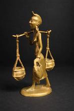 Afrikaanse waterdraagster brons, Antiek en Kunst, Ophalen of Verzenden