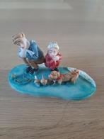 Lemax kinderen vissen op jjs kerstdorp miniatuur, Diversen, Kerst, Ophalen of Verzenden