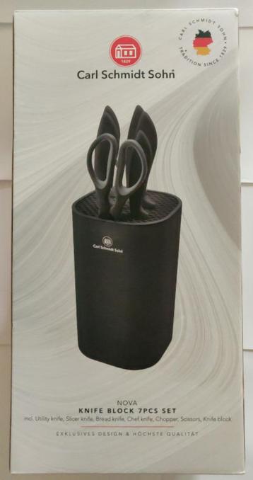 Carl Schmidt Sohn NOVA messenset met blok 7 delig beschikbaar voor biedingen