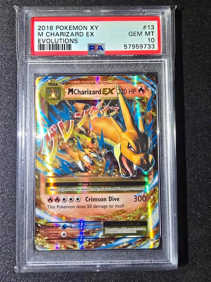 M Charizard EX - PSA 10, Hobby en Vrije tijd, Verzamelkaartspellen | Pokémon, Ophalen of Verzenden