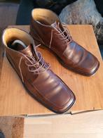 Van Lier bruine leren enkelhoge veterschoenen maat 8,5, Bruin, Van Lier, Ophalen of Verzenden, Zo goed als nieuw