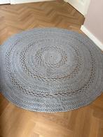 Rond grijs VT wonen gehaakt kleed, Ophalen, Gebruikt, 100 tot 150 cm, Rond
