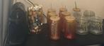 Koffiemachine met cups, glazen en glazzen potten, Ophalen, Zo goed als nieuw, Koffiemachine, Koffiepads en cups
