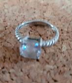 Zilveren ring met grote steen. Zilver 925, Sieraden, Tassen en Uiterlijk, Ringen, Ophalen of Verzenden, Zo goed als nieuw, Met edelsteen