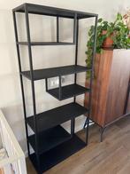 Zwarte, WOOOD Teun Vakkenkast L van fonQ, Huis en Inrichting, Ophalen, Gebruikt, Minder dan 150 cm, Metaal