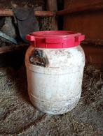 Voer Ton met schroefdeksel en handvaten, Ophalen of Verzenden