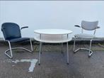 Gebroeders de Wit jaren 50 buisframe koffietafel Gispen, Ophalen, Zo goed als nieuw, Rechthoekig, 50 tot 100 cm