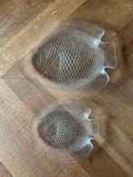Vintage Arcoroc France Vis Schalen Set, Gebruikt, Schaal, Ophalen of Verzenden, Glas