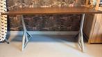 goed als nieuw: ikea IDÅSEN Bureau, bruin/beige, 160x80 cm, Ophalen, In hoogte verstelbaar, Zo goed als nieuw, Bureau