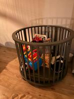 Groene ronde box, Ophalen, Zo goed als nieuw, Rond, In hoogte verstelbaar