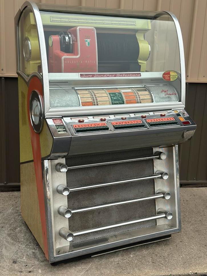 JUKEBOX: Prachtig mooie originele Seeburg VL200 jukebox, Verzamelen, Automaten | Jukeboxen, Gebruikt, Seeburg, 1950 tot 1960, Ophalen