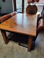 Grenen Ikea eettafel (uitschuifbaar), Huis en Inrichting, Tafels | Eettafels, Gebruikt, 200 cm of meer, Rechthoekig, 50 tot 100 cm