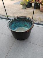 Koperen bloembak., Tuin en Terras, Ophalen of Verzenden, Gebruikt