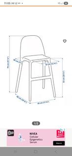 Gevraagd Ikea Kinderstoel  Urban wit (2x), Kinderen en Baby's, Kinderstoelen, Ophalen of Verzenden, Gebruikt, Overige typen