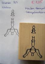Diversen 312 Houten stempel, Ophalen of Verzenden, Gebruikt, Houten stempel