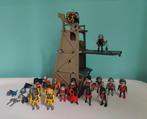 Playmobil Aanvalstoren met veel Ridders en 2 paarden., Ophalen of Verzenden, Gebruikt