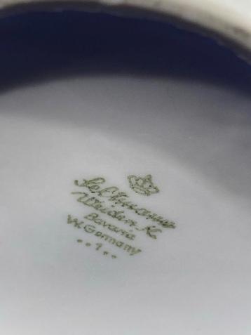 Vintage Weiden Bavaria Kop met Bloemen beschikbaar voor biedingen