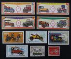auto - oldtimers - kavel van 10 mooie zegels diverse landen , Ophalen of Verzenden, Auto's