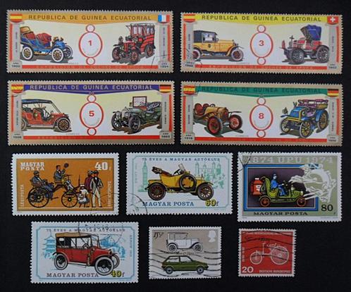 auto - oldtimers - kavel van 10 mooie zegels diverse landen , Postzegels en Munten, Postzegels | Thematische zegels, Auto's, Ophalen of Verzenden