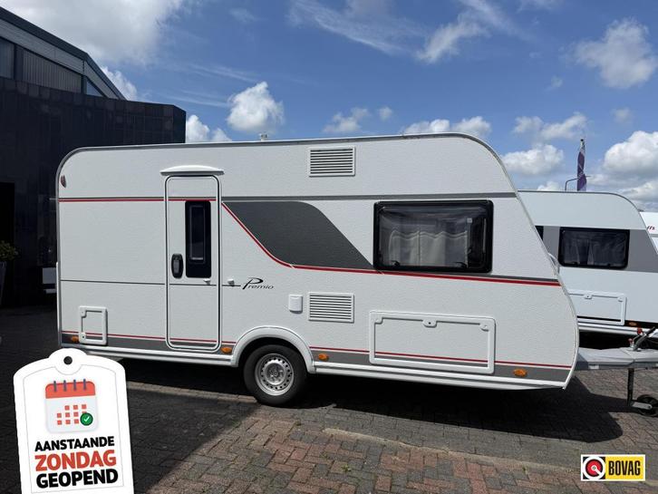 Bursnter Premio, met unico luifel!! (((Zondag open!!))), Caravans en Kamperen, Caravans, Bedrijf, 1000 - 1250 kg, Treinzit, Bürstner