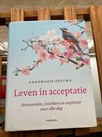 Annemarie Postma - Leven in acceptatie  9789000315598, Ophalen of Verzenden, Zo goed als nieuw, Overige onderwerpen, Achtergrond en Informatie