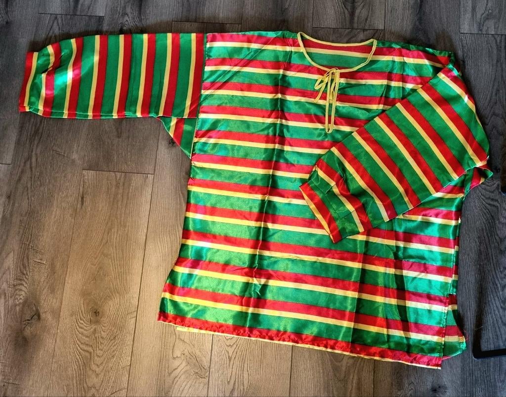 Kleurrijke Boerenkiel Carnaval - Maat L, Kleding | Heren, Carnavalskleding en Feestkleding, Maat 52/54 (L), Carnaval, Onbekend