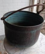 Koperen ketel met hengsel, Antiek en Kunst, Ophalen of Verzenden