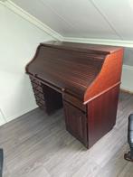 Burea Eiken met rolluik in nette staat, Ophalen, Gebruikt, Bureau