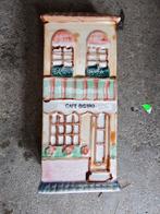 Antieke keramische wanddecoratie - Cafe Bistro, Antiek en Kunst, Ophalen of Verzenden
