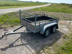 Aanhanger / aanhangwagen 750KG tandemasser kar, Auto diversen, Aanhangers en Bagagewagens, Ophalen, Gebruikt