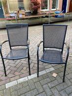 Sterke ijzeren stoelen , twee, gratis op te halen in Utrecht, Gebruikt, Ophalen of Verzenden
