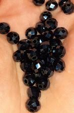 lot kralen 33 zwart facet 6mm, Hobby en Vrije tijd, Kralen en Sieraden maken, Verzenden, Nieuw, Kraal