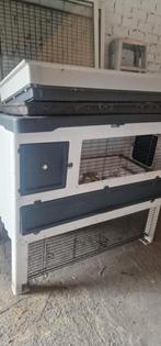 Ferplast konijnenhok grand lodge, Dieren en Toebehoren, Ophalen, 110 cm of meer, Zo goed als nieuw, 90 cm of meer