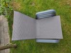 Te koop 5 nette  tuinstoelen, Ophalen, Zo goed als nieuw, Aluminium, Stapelbaar