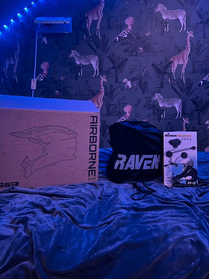 Moter helm + bril, Fietsen en Brommers, Brommerhelmen, Nieuw, Medium, Ophalen of Verzenden