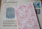 eerstedag envelop van DDR - Olympische Winterspelen 1968, Postzegels en Munten, Postzegels | Eerstedagenveloppen, Ophalen of Verzenden