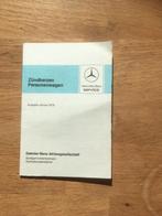 Mercedes Benz   Service  Zundkerzen    Personenwagen    1979, Ophalen of Verzenden