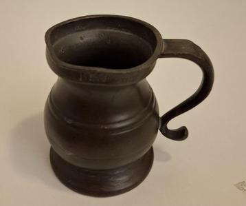 Antieke Engelse tinnen maat beker maatbeker beschikbaar voor biedingen