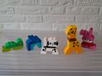 Duplo 10573. Creatieve dieren. Konijn, giraf, hond, olifant, Ophalen of Verzenden, Gebruikt, Duplo