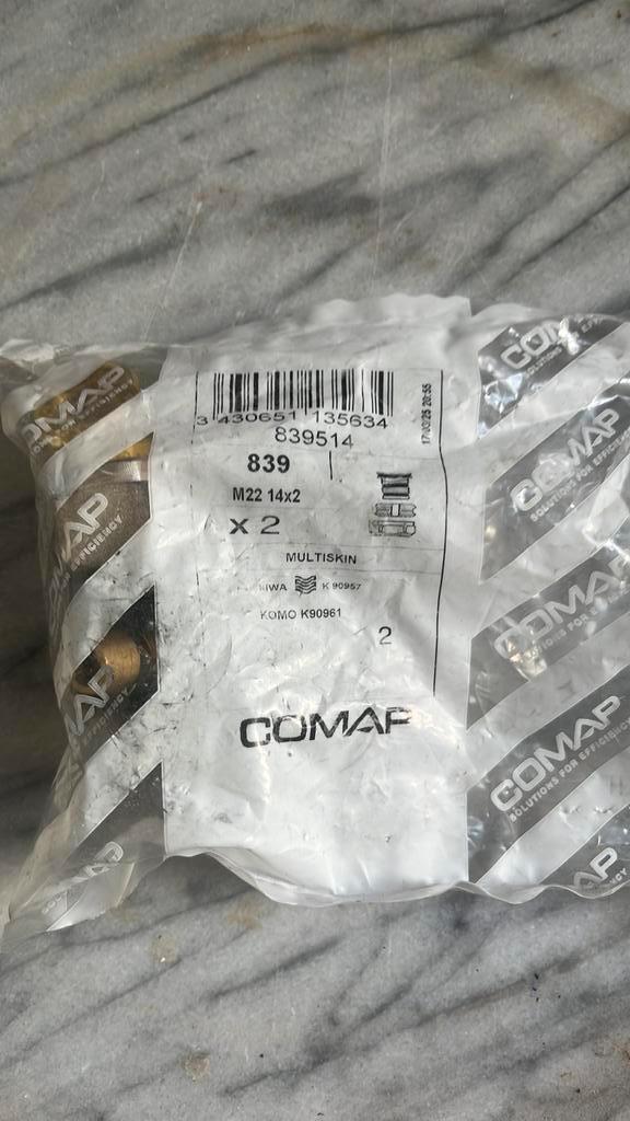 Comap klemset m22 14x2, Doe-het-zelf en Verbouw, Verwarming en Radiatoren, Nieuw, Overige typen, Minder dan 30 cm, Minder dan 60 cm