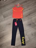 Nieuw setje Funky XS maat 122 / 128 Topje met broek legging, Kinderen en Baby's, Kinderkleding | Maat 128, Meisje, Nieuw, Ophalen of Verzenden