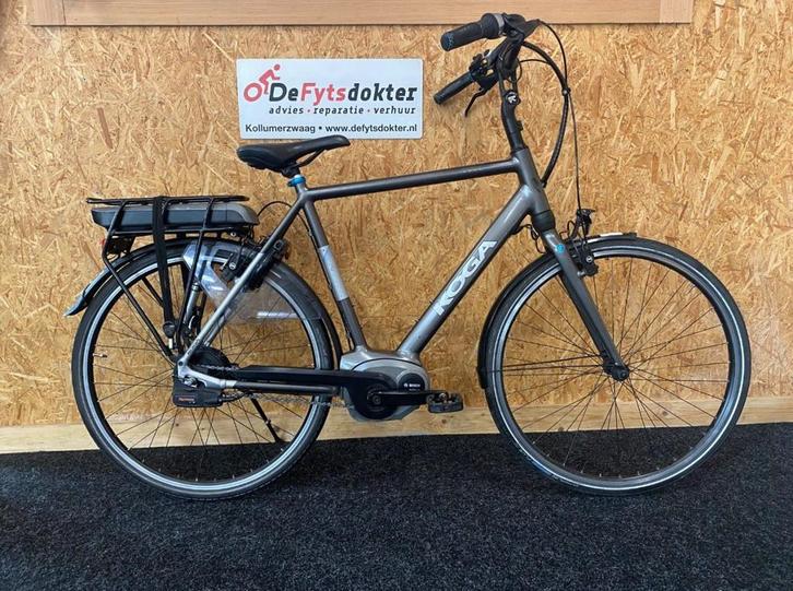 Koga E-Nova Heren Warm Grey Metalic 60cm 2016, Fietsen en Brommers, Elektrische fietsen, Gebruikt, Overige merken, 59 cm of meer