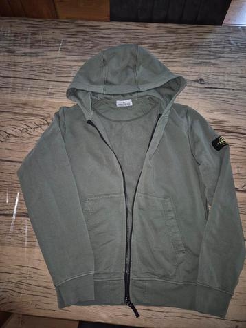 Stone Island full zip vest groen junior A14 beschikbaar voor biedingen