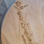 Houten Snijplank - Hilversum Skyline - Ø30cm, Ophalen of Verzenden, Nieuw