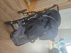 Poppen tweelingwagen chic 2000 jeanskleur, Ophalen, Gebruikt, Babypop