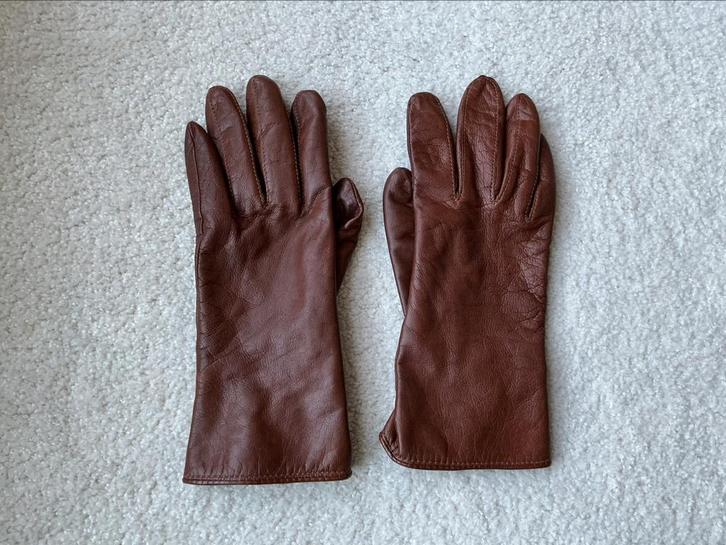 Laïmböck dames handschoenen bruin leer, Kleding | Dames, Mutsen, Sjaals en Handschoenen, Zo goed als nieuw, Handschoenen, Maat 36 (S)