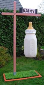 geboortebord 3d zuigfles meisje huren huur bensan enter, Hobby en Vrije tijd, Ophalen, Zo goed als nieuw, Geboorte of Huwelijk