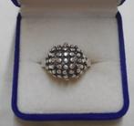 Zilveren vintage ring sputnik maat 18.5 nr.1412, 18 tot 19, Gebruikt, Verzenden, Dame