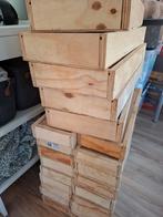 Houten Kisten - 23 stuks, Ophalen, Minder dan 50 cm, Gebruikt, Minder dan 50 cm